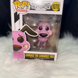 Courage the Cowardly Dog Collectible Figure - Pink